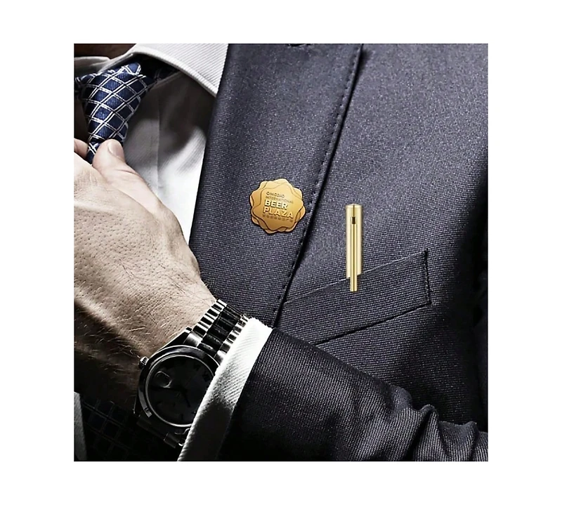 Htutwoo Gold Slim Ballpoint Pens Black Ink Medium Point(1 Mm), Nice Gift For Wedding Business Office Students Teachers Christmas 12pcs