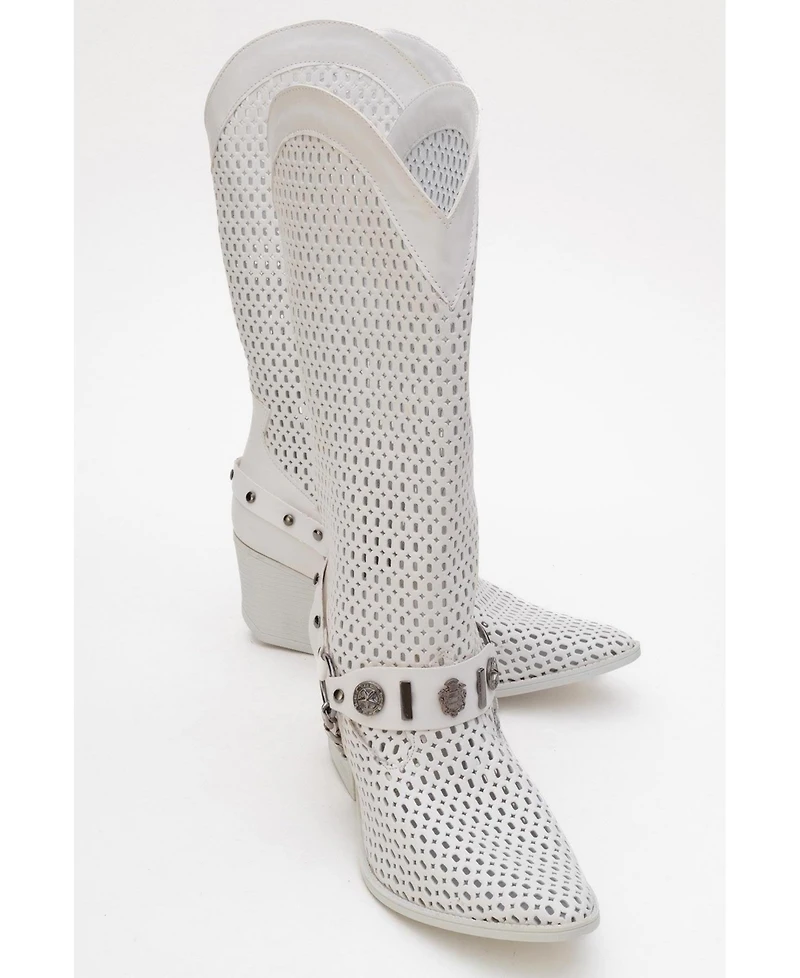 Prologue Shoes Lumen Block Heel Western Boot (Women)