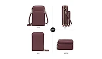 Kemimoto Small Crossbody Cell Phone Bag for Women, Mini Over Shoulder Handbag Purse with Credit Card Slots