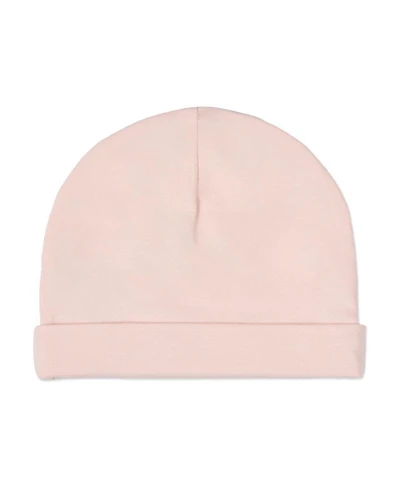 MeMoi Baby Girls Solid Color Cotton Rich Beanie
