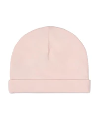 MeMoi Baby Girls Solid Color Cotton Rich Beanie