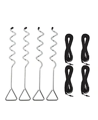 Jumpking Trampoline Wind Stake Anchor Kit Pack 4