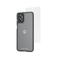Case-Mate Protection Pack Tough Case and Glass Screen Protector for Motorola Moto G Power 5G (2023)