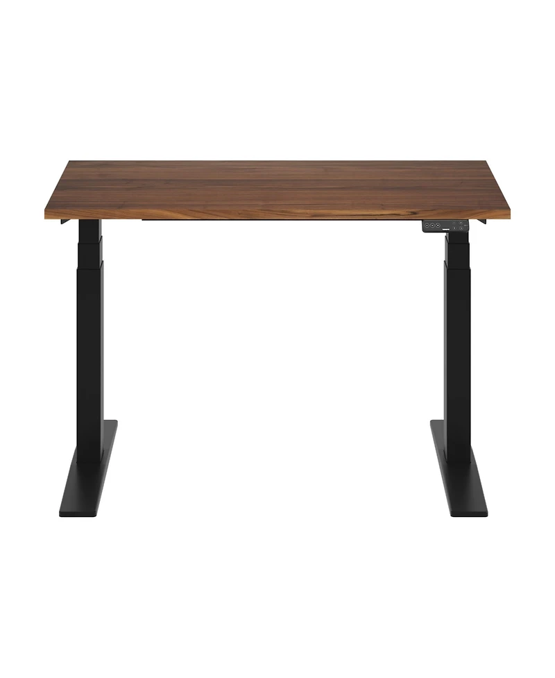 Flexispot E7-commercial W Electric Adjustable Standing Desk, Black Walnut Top