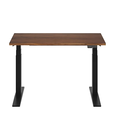 Flexispot E7-commercial W Electric Adjustable Standing Desk, Black Walnut Top