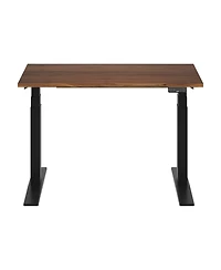 Flexispot E7-commercial W Electric Adjustable Standing Desk, Black Walnut Top