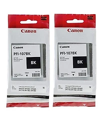 Canon 2X Pfi-107 130ml Ink Tank for Canon iPF680/685/780/785, Black