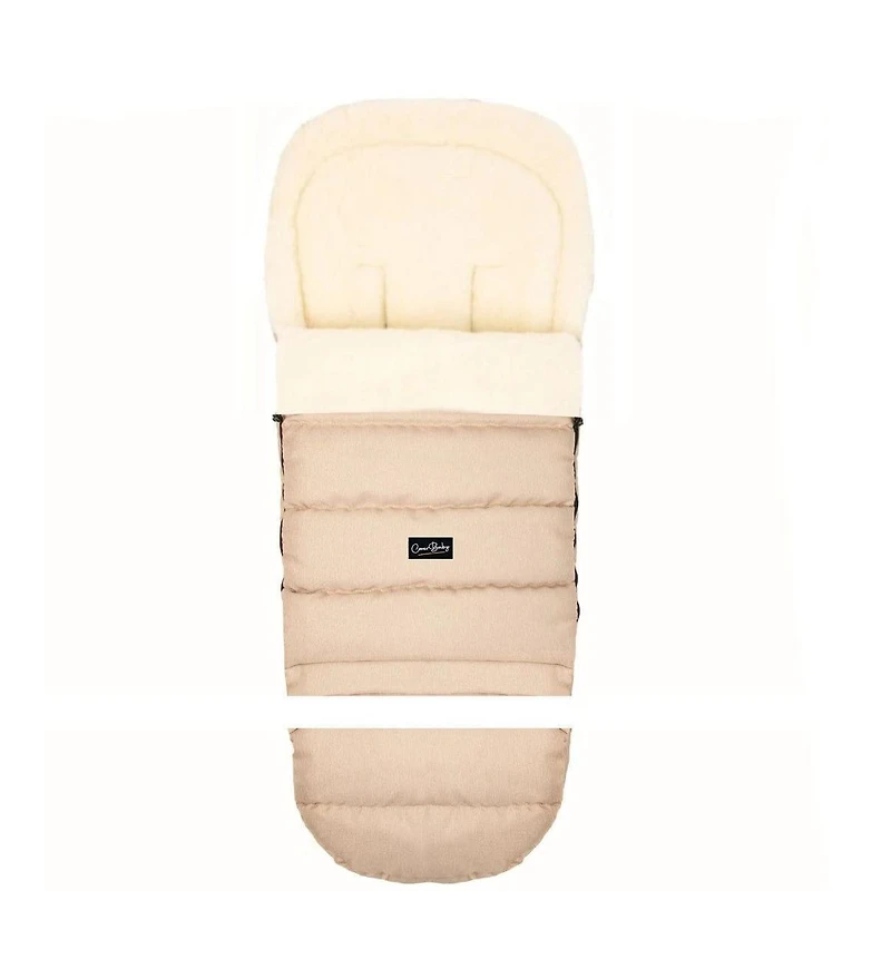 Cover Baby Baby Cover 0-3 Years Arctic Organic Wool Adjustable Footmuff in Beige