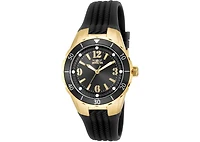 Invicta Women's Angel Quartz 3 Hand Black Dial Watch