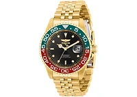 Invicta Men's 36041 Pro Diver Quartz 3 Hand Black Dial Watch