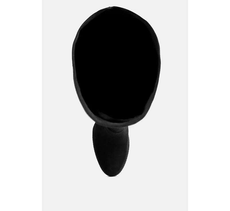 maple faux suede Over the Knee boots