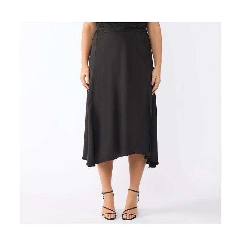 Estelle Women's Urban Luxe Satin Skirt