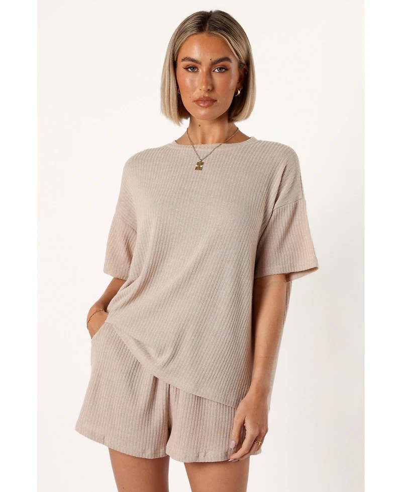 Petal and Pup Women's Granger Knit Short Set
