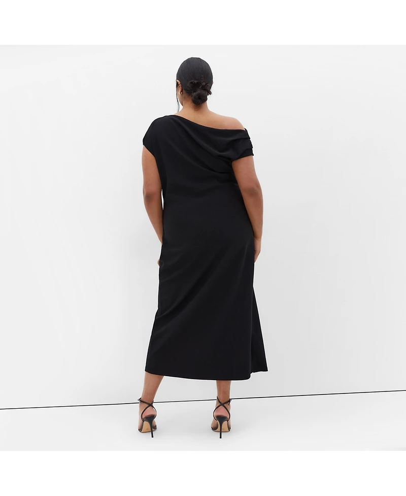City Chic Plus Sassy Off Shoulder Dress