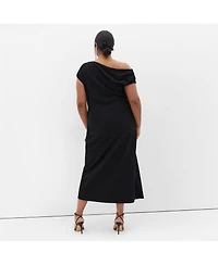 City Chic Plus Sassy Off Shoulder Dress