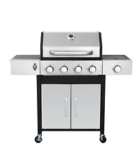 Streamdale Furniture 4-Burner Propane Bbq Grill with Side Burner, 46790BTU