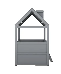 Streamdale Furniture Twin Size Wood Bed House Bed Frame