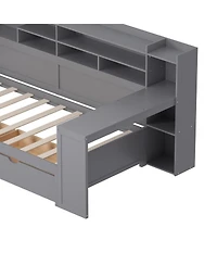 Streamdale Furniture Twin Daybed with Storage & Desk