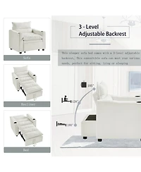 Streamdale Furniture Convertible Sofa Chair Bed