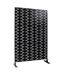 Streamdale Furniture Metal Privacy Screen 76"x48" - Indoor/Outdoor Decorative Panel