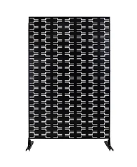 Streamdale Furniture Metal Privacy Screen 76"x48" - Indoor/Outdoor Decorative Panel