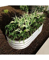 Streamdale Furniture 4x2x1ft Galvanized Raised Garden Bed Kit