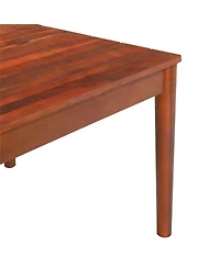 Streamdale Furniture Rustic Acacia Wood Outdoor Coffee Table