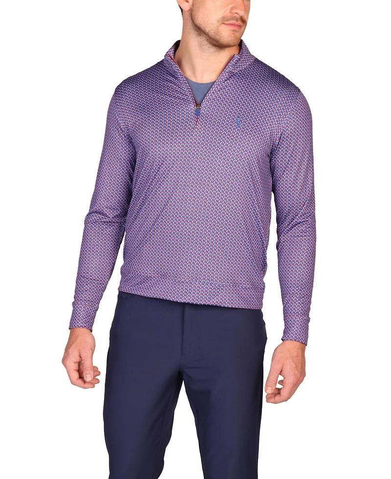 Tailorbyrd Men's Footballs Performance Quarter Zip