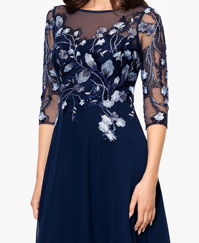 sachin and babi light blue dress MARINA | Dresses | Marina Blue Gold Embroidered Gown