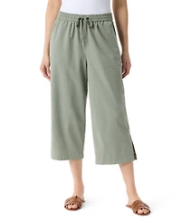 Gloria Vanderbilt Women's Blaine Pull-On Cotton Cropped Pants