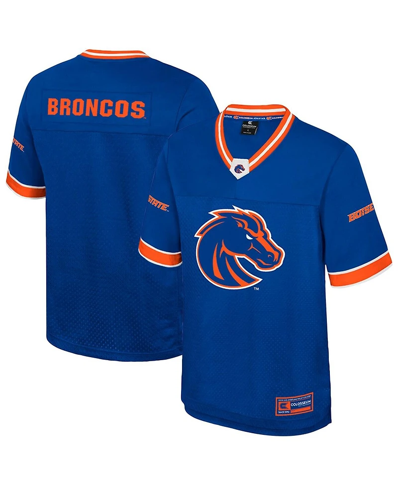 Colosseum Men's Royal Boise State Broncos Nothing But The Hits Football Jersey