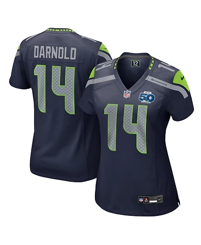 Nike Women's Sam Darnold College Navy Seattle Seahawks Team 50th Season Game Jersey