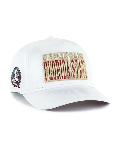 '47 Brand Women's White Florida State Seminoles Outspoken Hitch Adjustable Hat