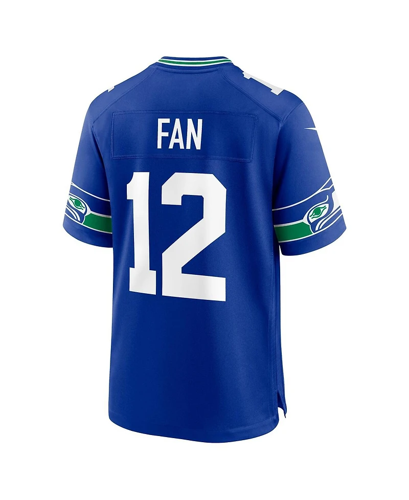 Nike Men's 12 Fan Royal Seattle Seahawks Alternate 2 50th Season Game Jersey