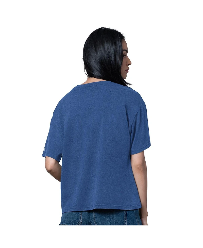 Starter Women's Heather Royal Buffalo Bills Oversized Hall of Fame T-Shirt
