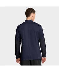 Nike Men's Navy Auburn Tigers One Goal Dri-fit Half-Zip Pullover Sweatshirt