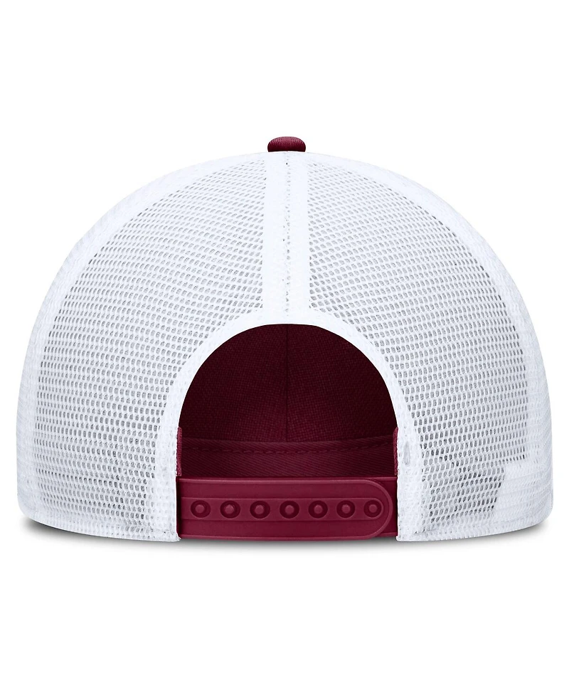 Nike Men's Garnet/White Florida State Seminoles 2025 On-Field Rise Engineered Trucker Adjustable Hat