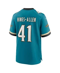 Nike Men's Josh Hines-Allen Teal Jacksonville Jaguars Prowler Throwback Player Game Jersey