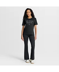 Fanatics Women's Black Las Vegas Raiders Blackout Kneel Down Legacy T-Shirt