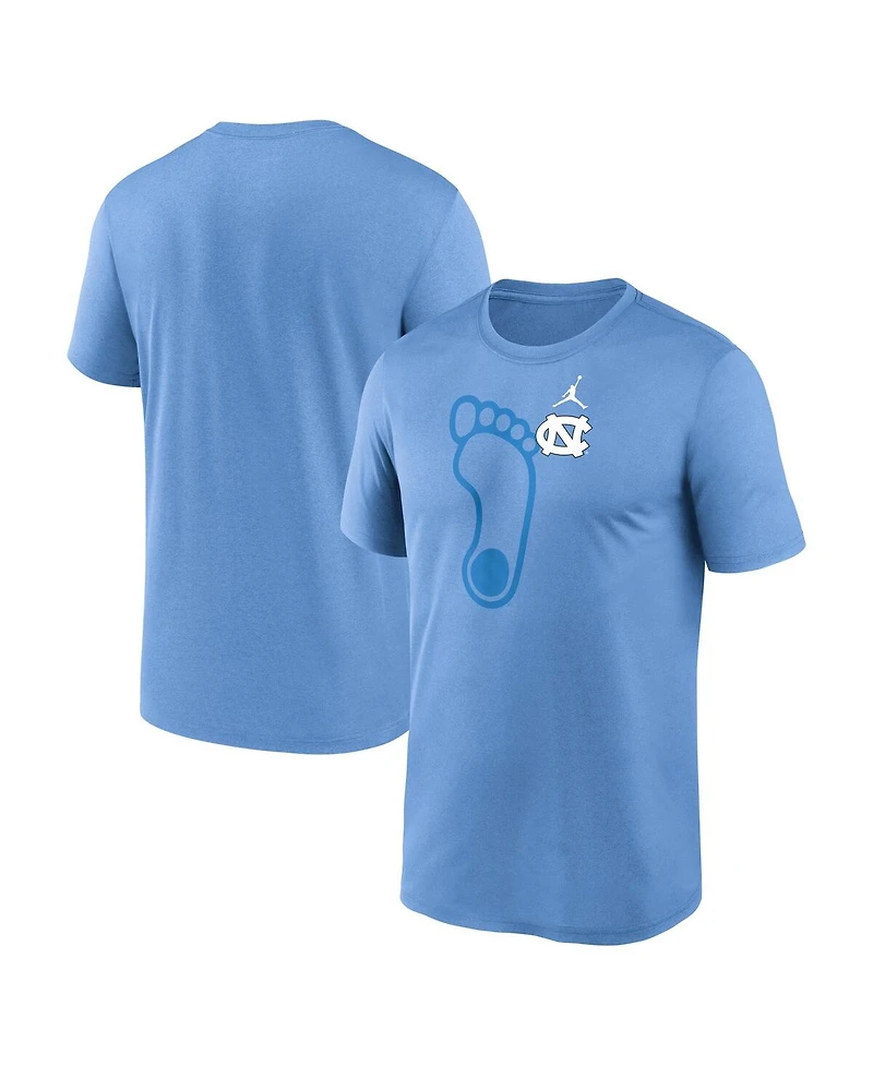 Jordan Men's Carolina Blue North Carolina Tar Heels Campus Shadow Legend Performance T-Shirt