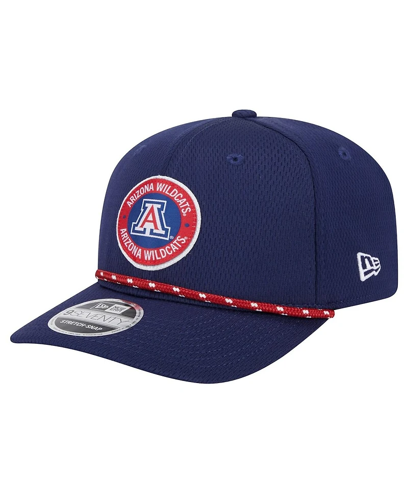 New Era Men's Navy Arizona Wildcats Coolera 9SEVENTY Rope Stretch-Snap Hat