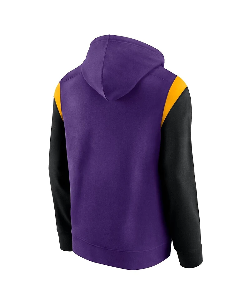 Fanatics Men's Purple Los Angeles Lakers Scorer Pullover Hoodie