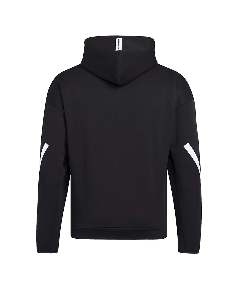 Adidas Men's Black Louisville Cardinals Z.n.e. Full-Zip Hoodie