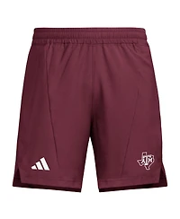 Adidas Men's Maroon Texas A M Aggies Program Woven Training Shorts