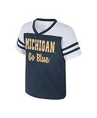 Colosseum Girls Toddler Navy Michigan Wolverines Space Opera T-Shirt