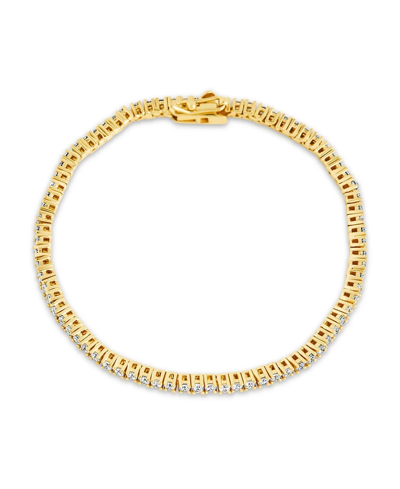 Sterling Forever Mirabell Cubic Zirconia Tennis Bracelet