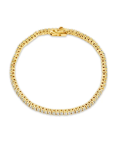 Sterling Forever Mirabell Cubic Zirconia Tennis Bracelet