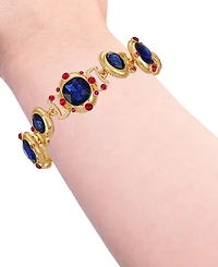 Guess Glass Stones Gold-Tone Majestic Bracelet