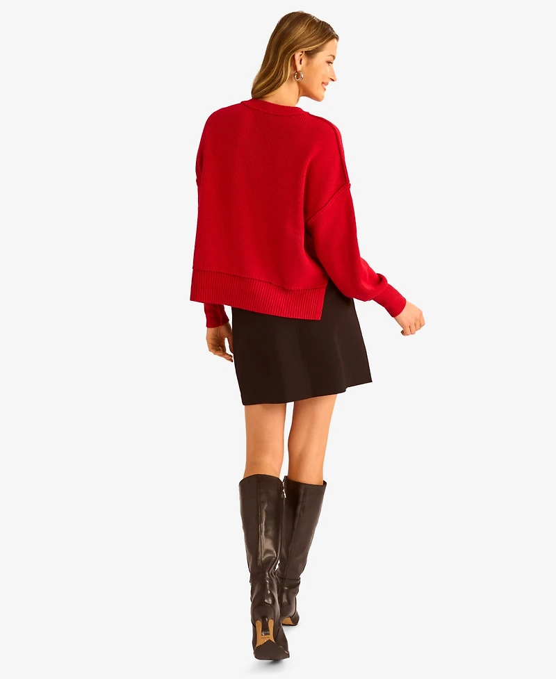 1.state Women's Welt Pocket Mini Skirt