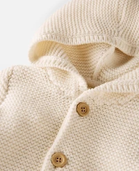 Little Planet by Carter's Baby Boys or Girls Organic Cotton Signature Stitch Cardigan